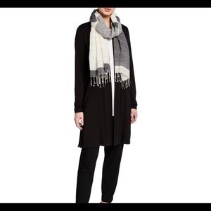 Eileen Fisher Open Front Jersey Straight Cardigan